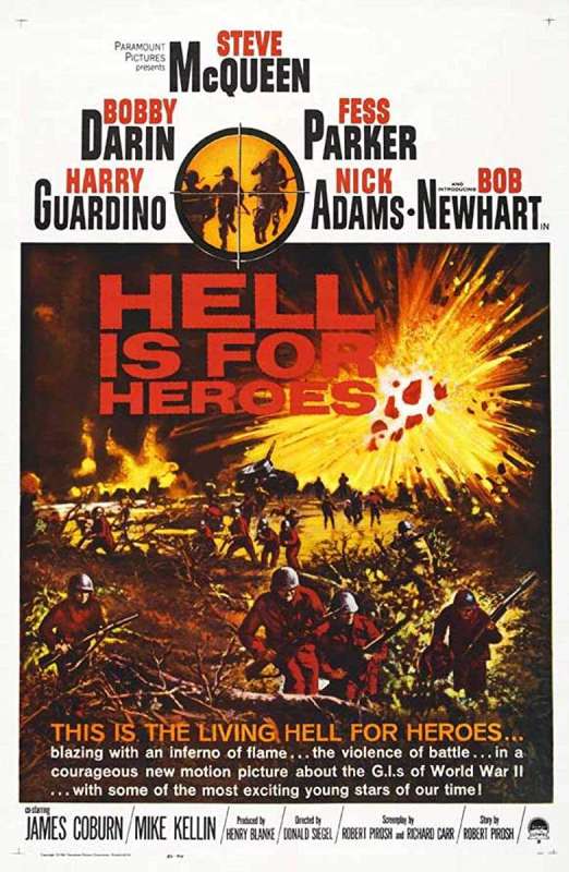 فيلم Hell Is for Heroes 1962 مترجم اون لاين