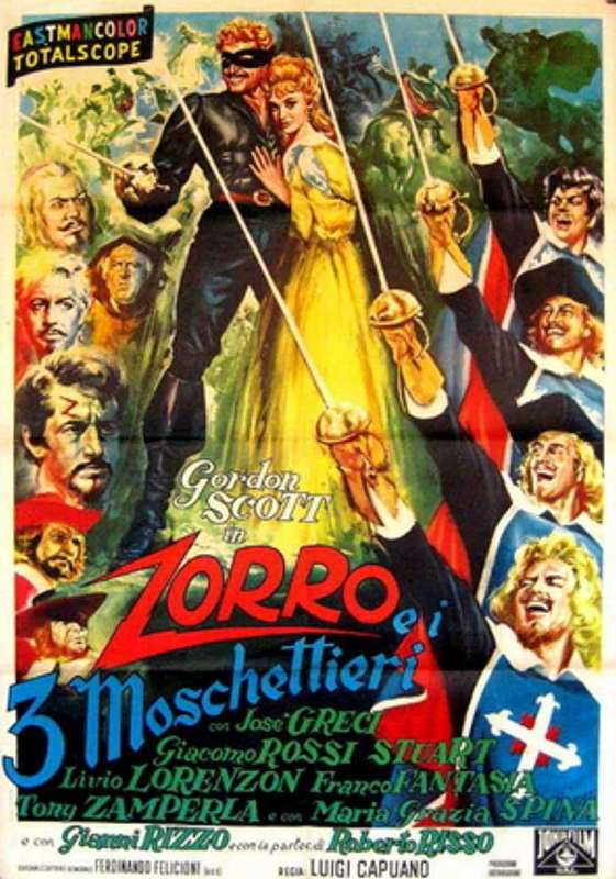 فيلم Zorro and the Three Musketeers 1963 مترجم اون لاين