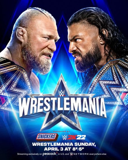 عرض رسلمينيا WWE WrestleMania 38 Night 1 2022 مترجم اون لاين