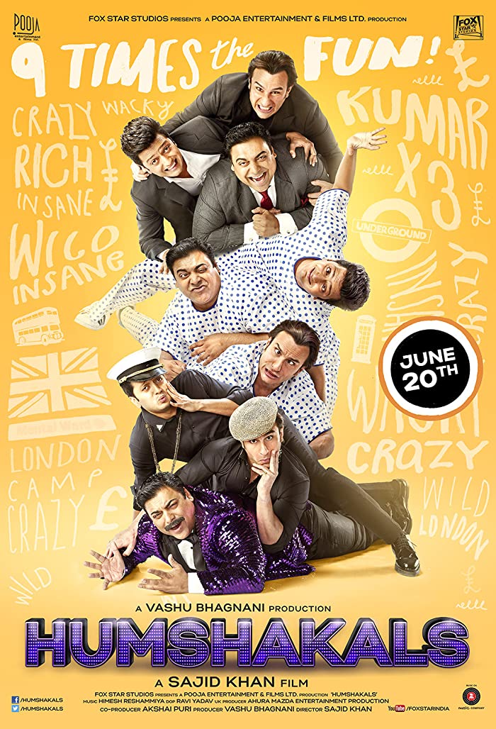 فيلم Humshakals 2014 مترجم اون لاين